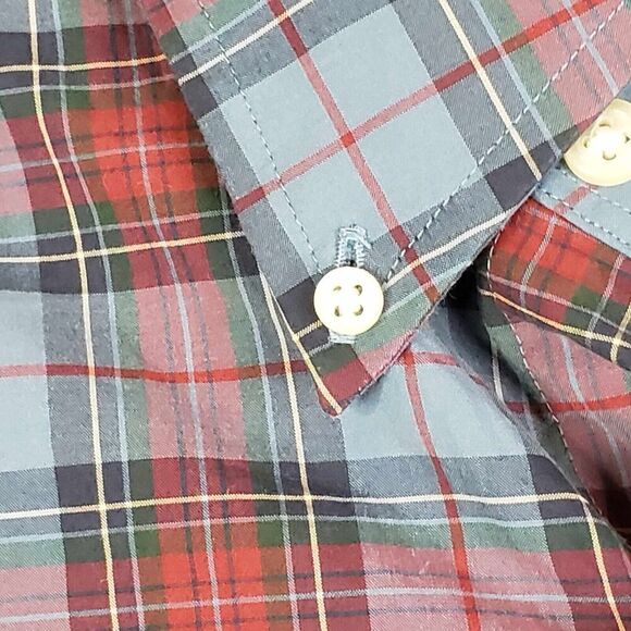 Polo Ralph Lauren Shirt Oxford Button Down LS Mens Size Medium Plaid Classic - Picture 7 of 13